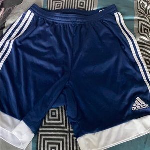 adias blue shorts perfect condition soccer shorts